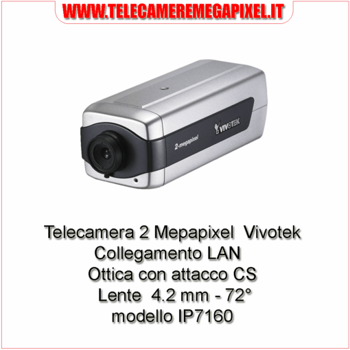 Telecamera 2 Megapixel IP7160