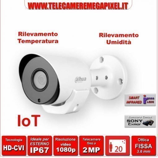 HAC-LC1220T-TH telecamera con sensore temperatura