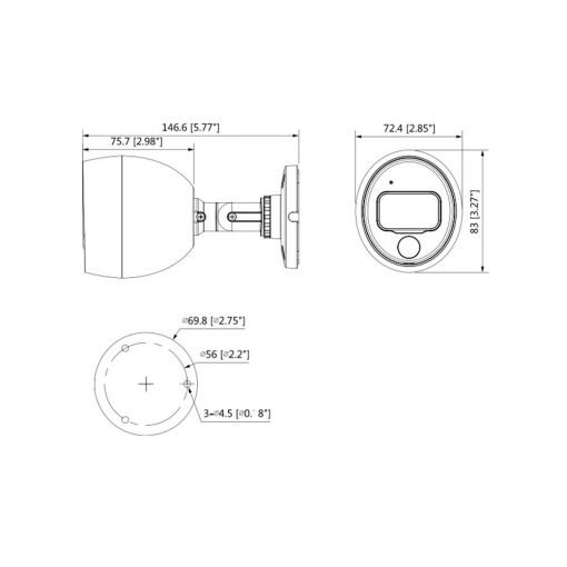 HAC-ME2802B-PIR telecamera IoT