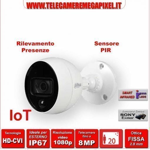 HAC-ME2802B-PIR telecamera IoT