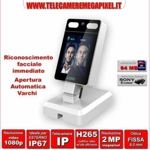 telecamera riconoscimento facciale