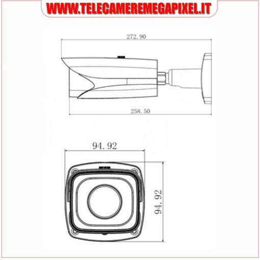 La telecamera Dahua – RILEVAMENTO TARGHE ITC237-PW1B-IRZ